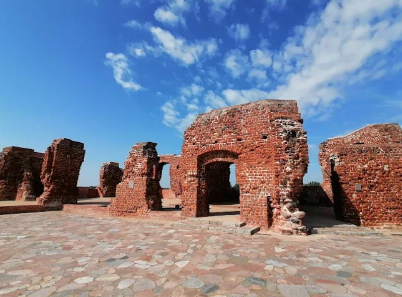 The ruins of the Castle of the Dukes of Mazovia, Poland